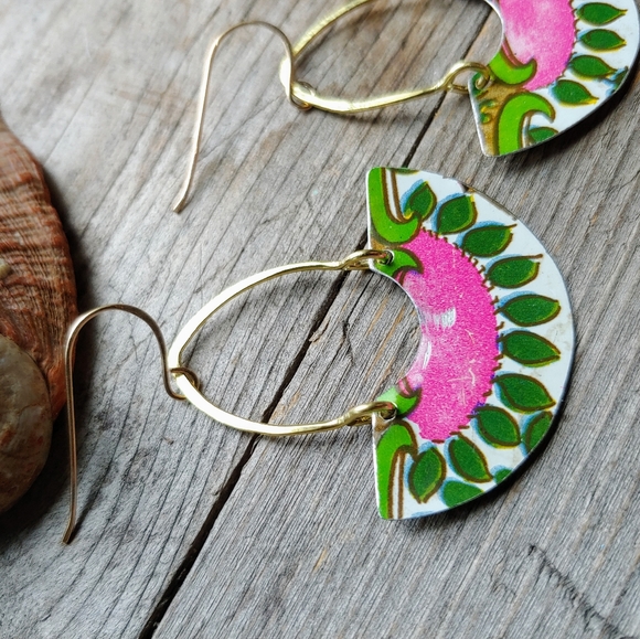 ***SOLD***🍊 Pink on Green 🌱 Summer Collection - Picture 5 of 7